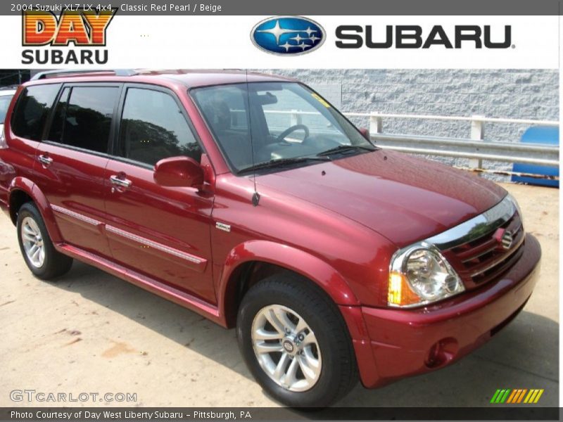 Classic Red Pearl / Beige 2004 Suzuki XL7 LX 4x4