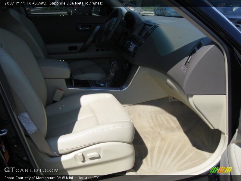 Sapphire Blue Metallic / Wheat 2007 Infiniti FX 45 AWD