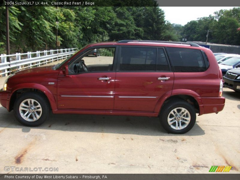 Classic Red Pearl / Beige 2004 Suzuki XL7 LX 4x4