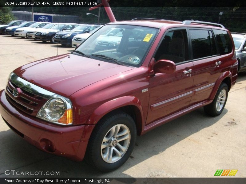 Classic Red Pearl / Beige 2004 Suzuki XL7 LX 4x4