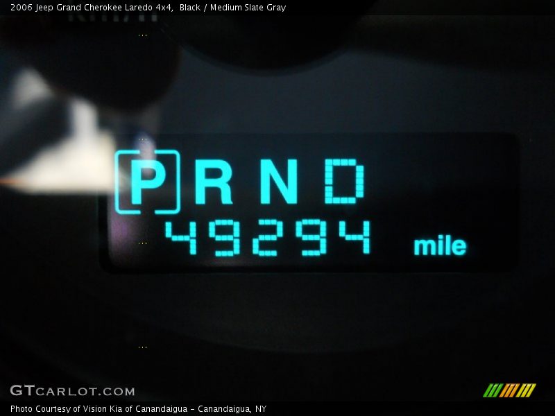 Black / Medium Slate Gray 2006 Jeep Grand Cherokee Laredo 4x4