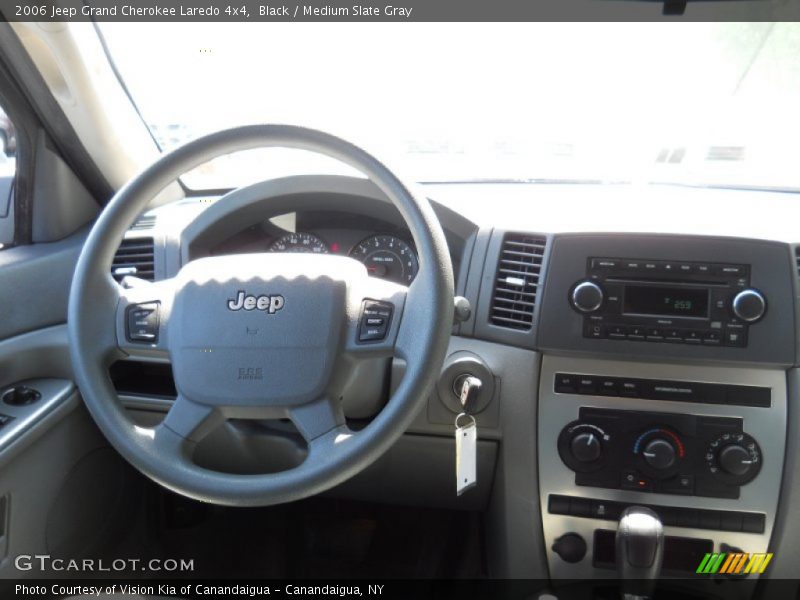 Black / Medium Slate Gray 2006 Jeep Grand Cherokee Laredo 4x4