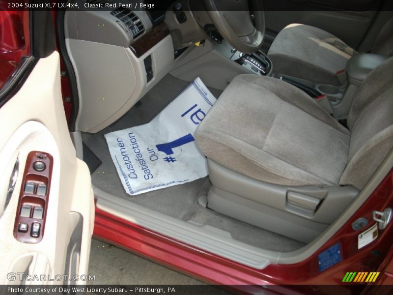 Classic Red Pearl / Beige 2004 Suzuki XL7 LX 4x4