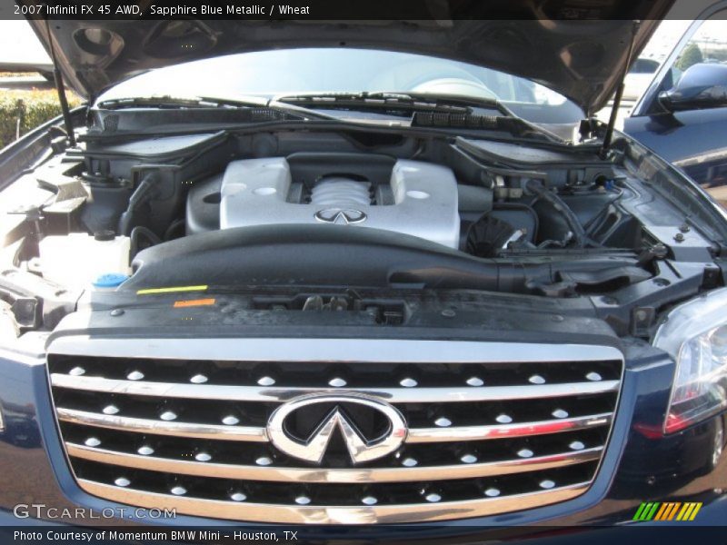 Sapphire Blue Metallic / Wheat 2007 Infiniti FX 45 AWD