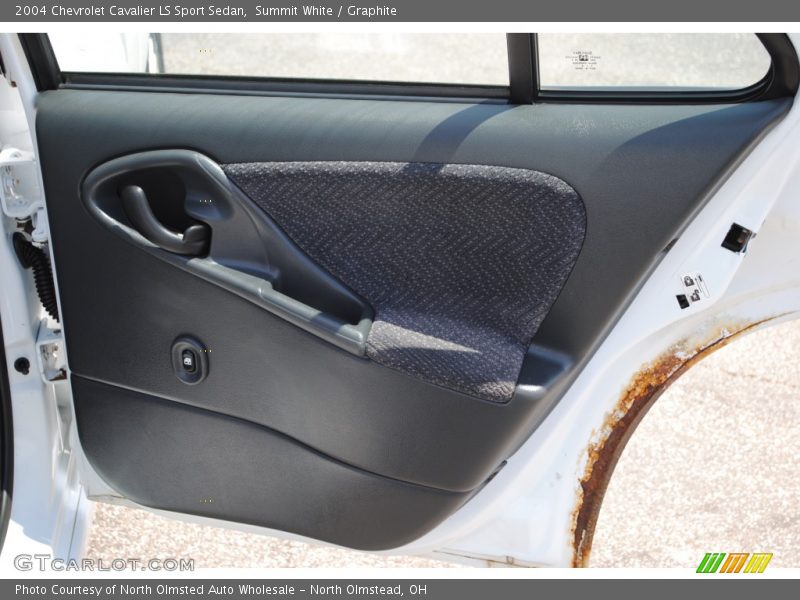 Summit White / Graphite 2004 Chevrolet Cavalier LS Sport Sedan