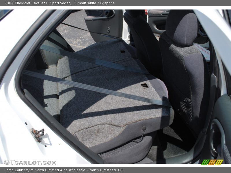 Summit White / Graphite 2004 Chevrolet Cavalier LS Sport Sedan