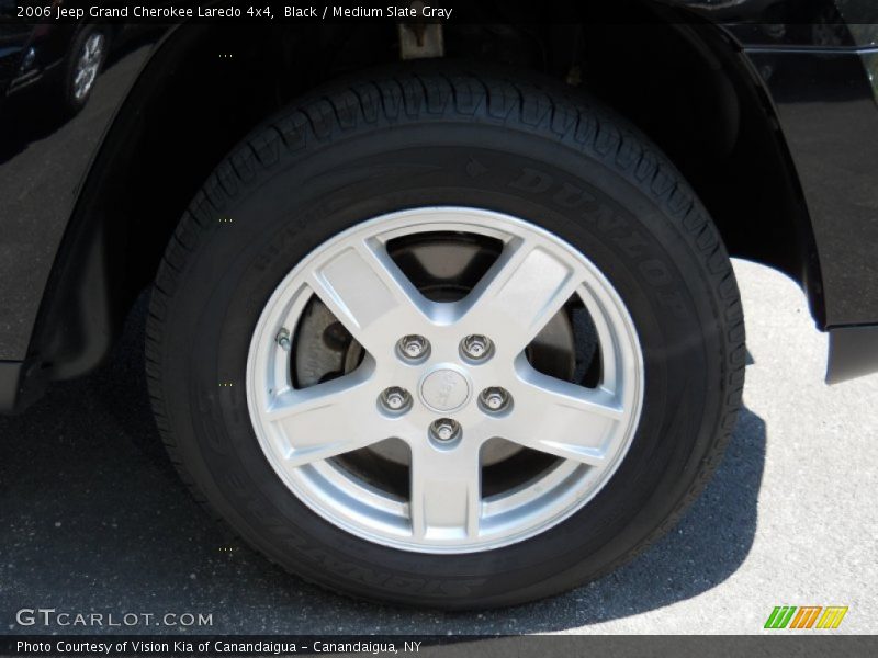 Black / Medium Slate Gray 2006 Jeep Grand Cherokee Laredo 4x4