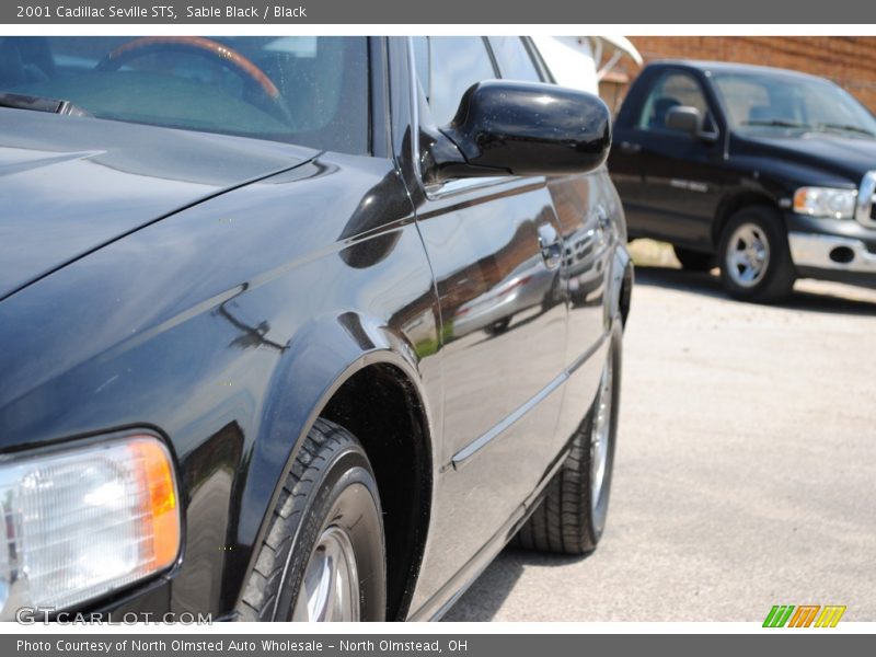 Sable Black / Black 2001 Cadillac Seville STS