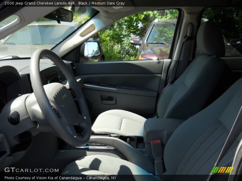 Black / Medium Slate Gray 2006 Jeep Grand Cherokee Laredo 4x4