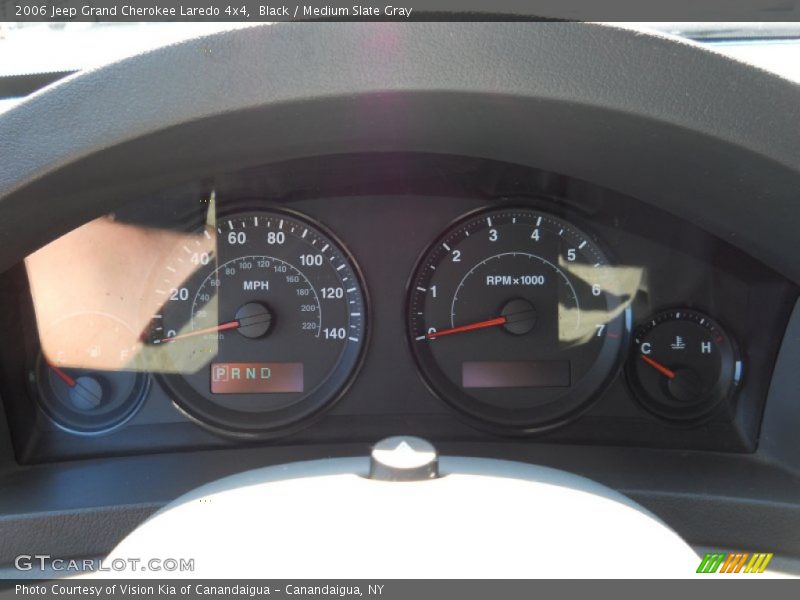 Black / Medium Slate Gray 2006 Jeep Grand Cherokee Laredo 4x4