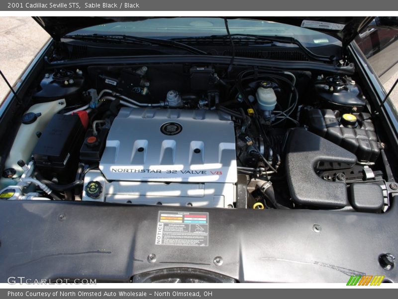 Sable Black / Black 2001 Cadillac Seville STS