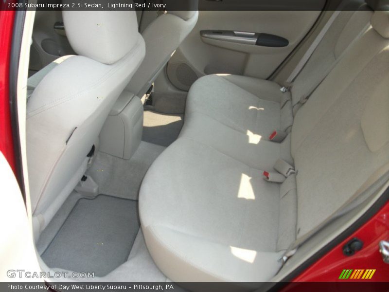 Lightning Red / Ivory 2008 Subaru Impreza 2.5i Sedan