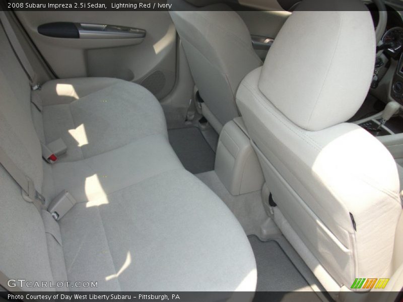 Lightning Red / Ivory 2008 Subaru Impreza 2.5i Sedan