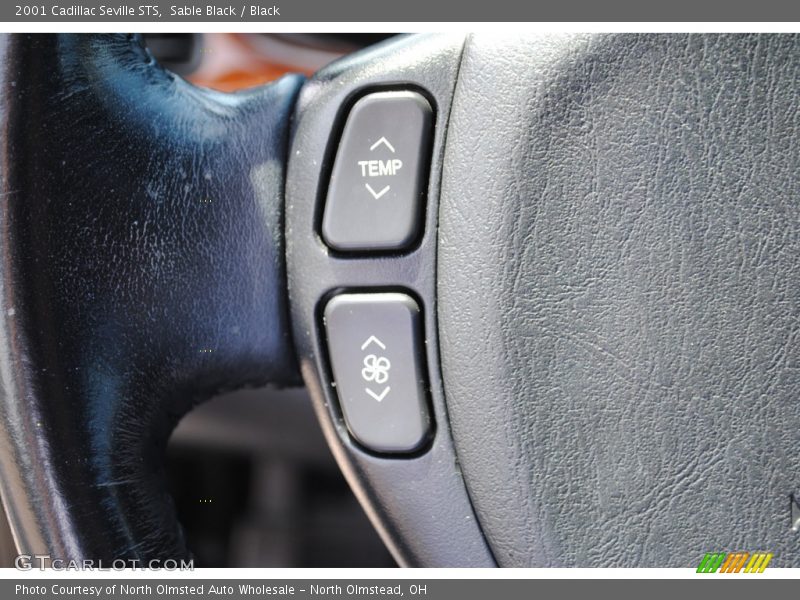 Sable Black / Black 2001 Cadillac Seville STS