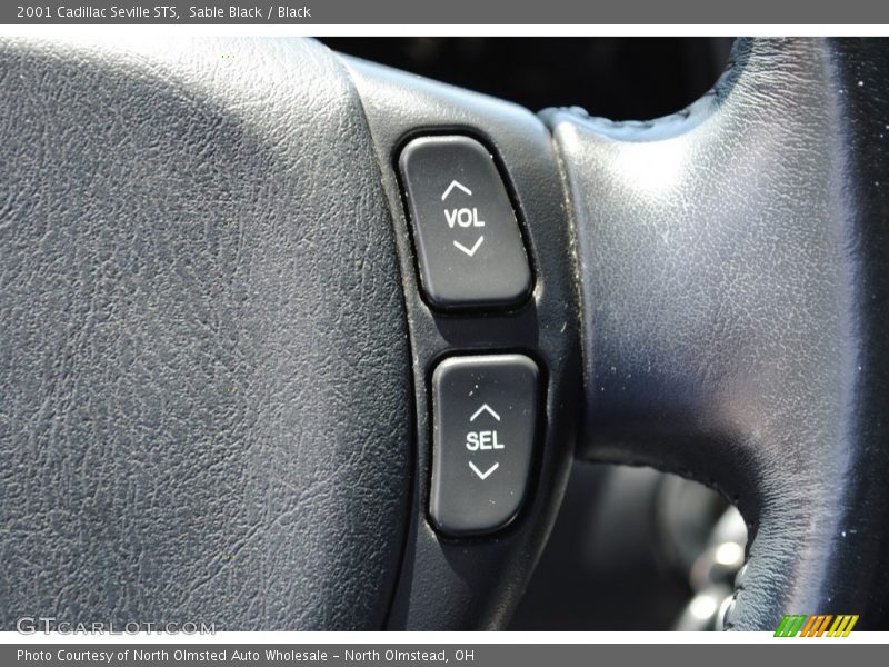 Sable Black / Black 2001 Cadillac Seville STS