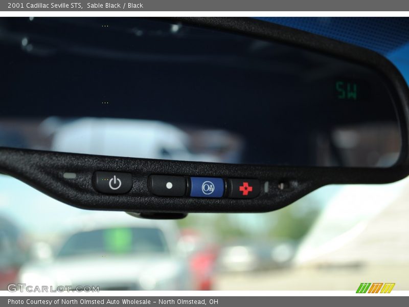 Sable Black / Black 2001 Cadillac Seville STS
