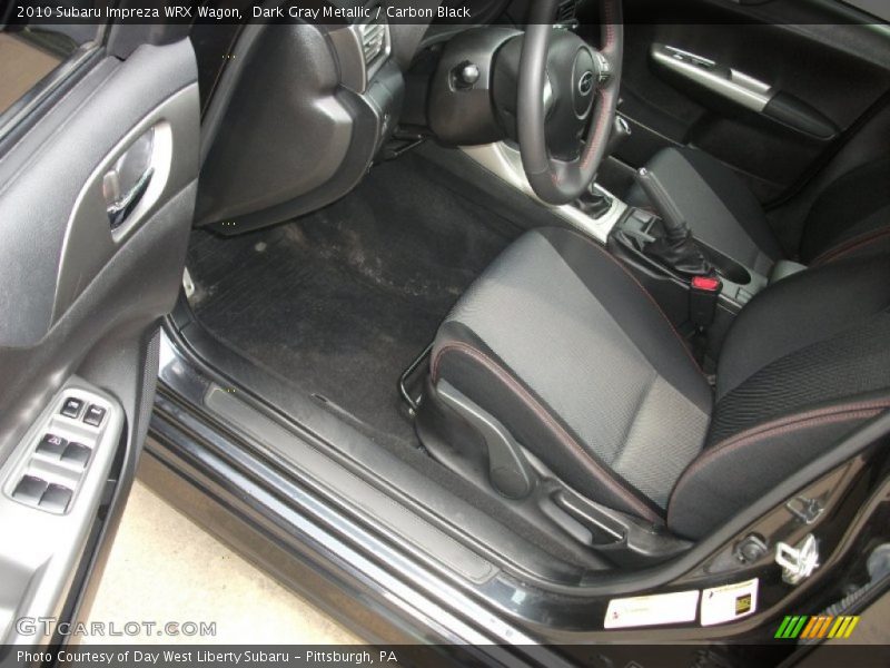 Dark Gray Metallic / Carbon Black 2010 Subaru Impreza WRX Wagon