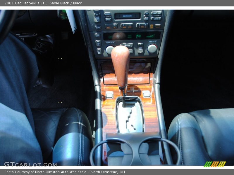 Sable Black / Black 2001 Cadillac Seville STS