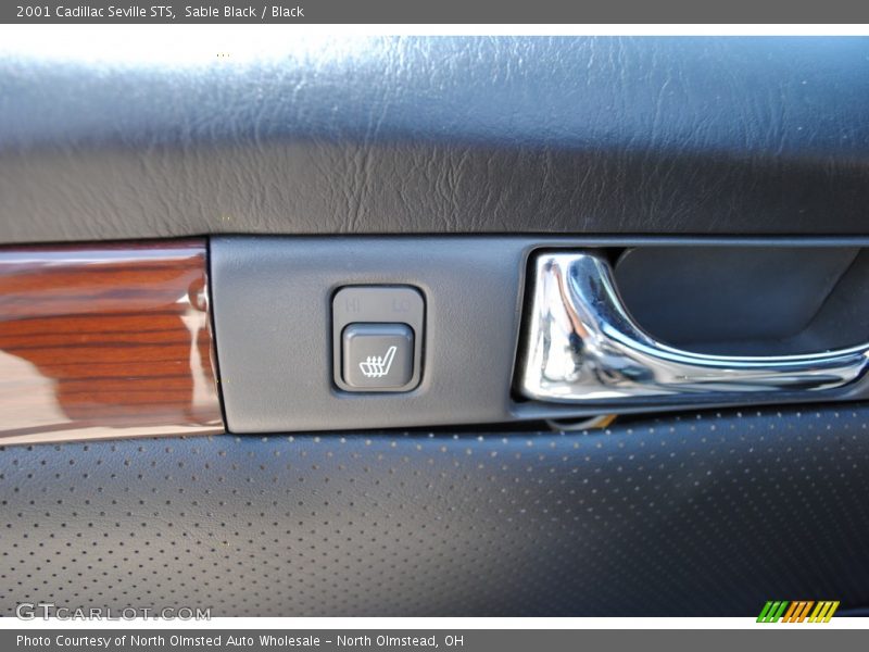 Sable Black / Black 2001 Cadillac Seville STS