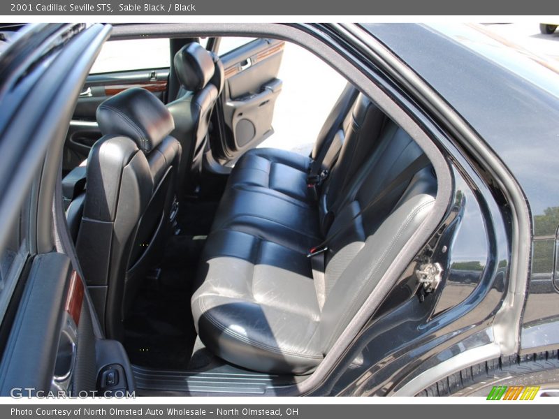 Sable Black / Black 2001 Cadillac Seville STS