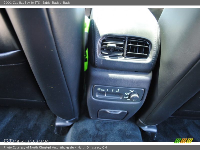 Sable Black / Black 2001 Cadillac Seville STS