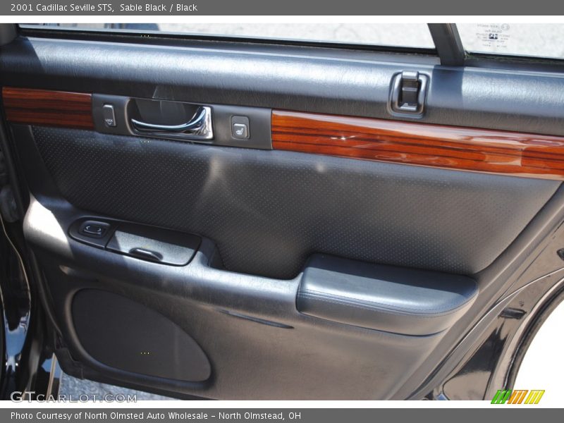 Sable Black / Black 2001 Cadillac Seville STS