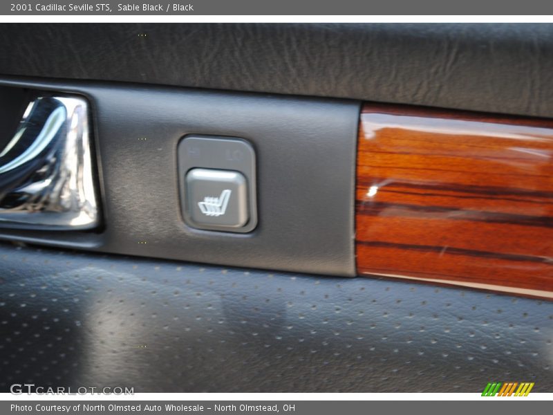 Sable Black / Black 2001 Cadillac Seville STS