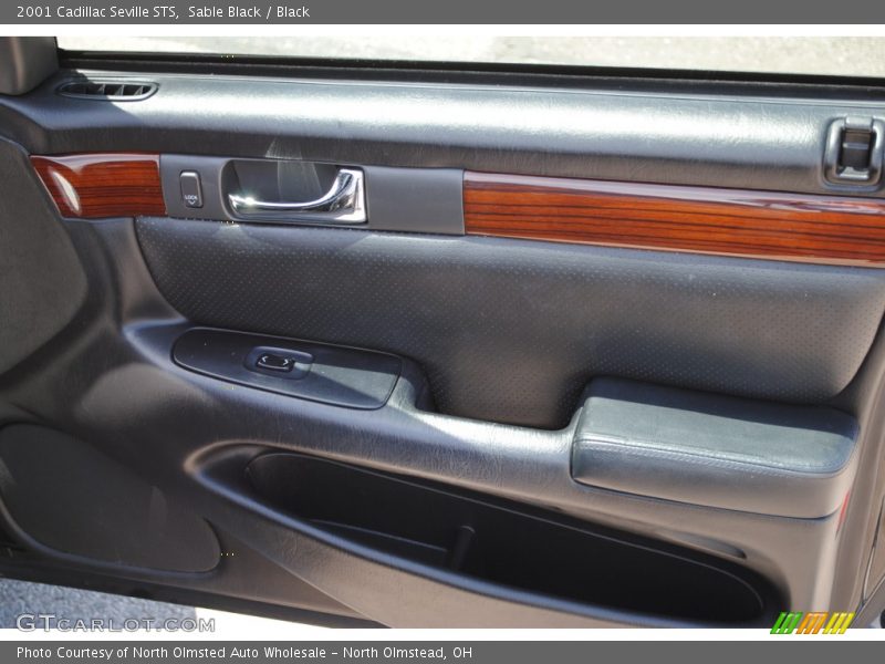 Sable Black / Black 2001 Cadillac Seville STS