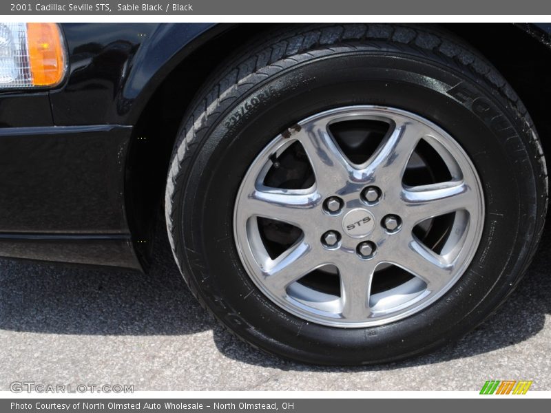 Sable Black / Black 2001 Cadillac Seville STS