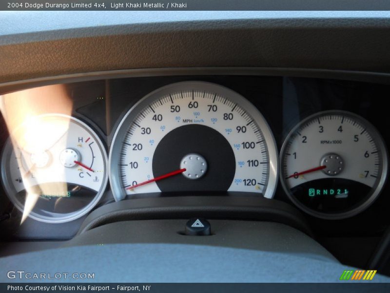 Light Khaki Metallic / Khaki 2004 Dodge Durango Limited 4x4