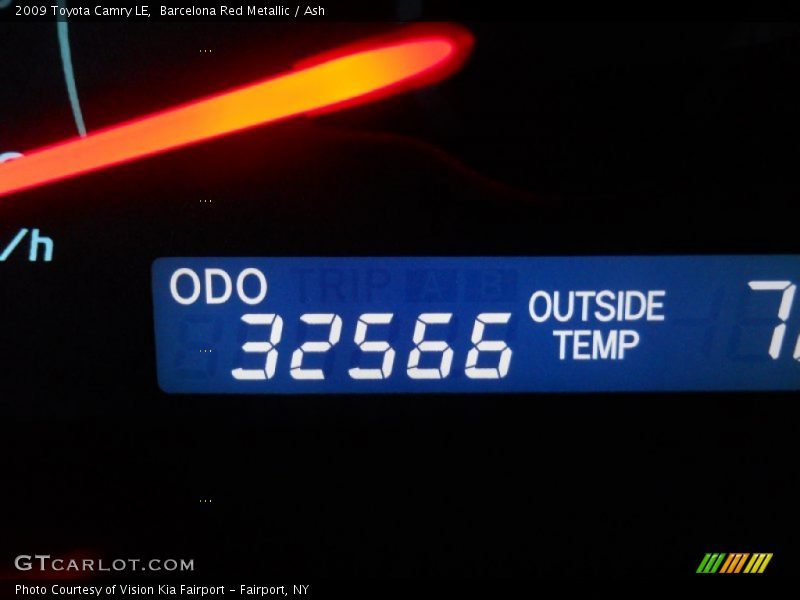 Barcelona Red Metallic / Ash 2009 Toyota Camry LE