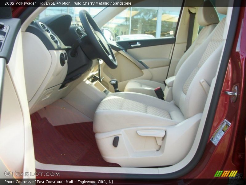 Wild Cherry Metallic / Sandstone 2009 Volkswagen Tiguan SE 4Motion