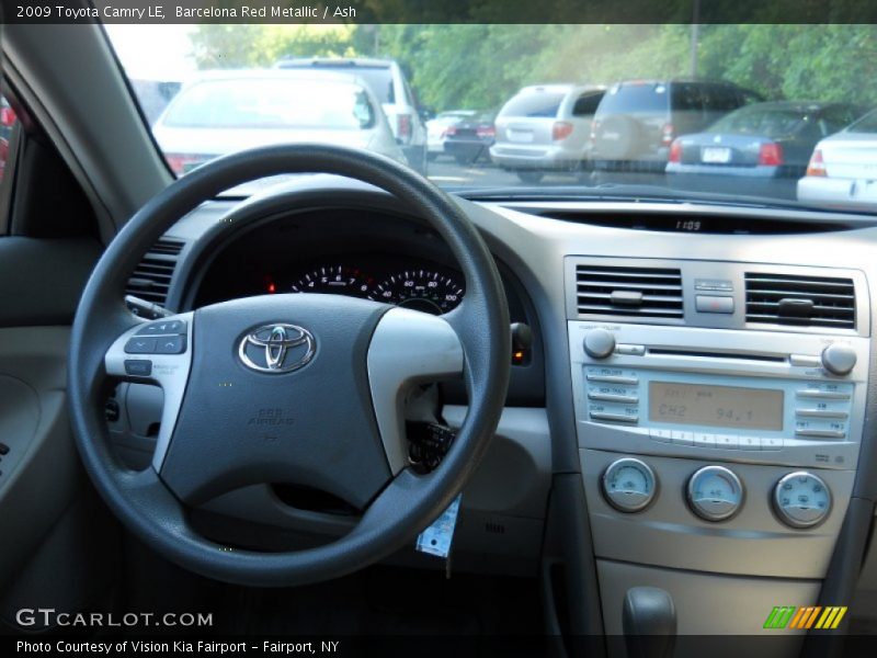 Barcelona Red Metallic / Ash 2009 Toyota Camry LE