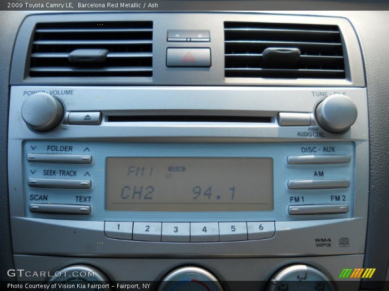 Barcelona Red Metallic / Ash 2009 Toyota Camry LE