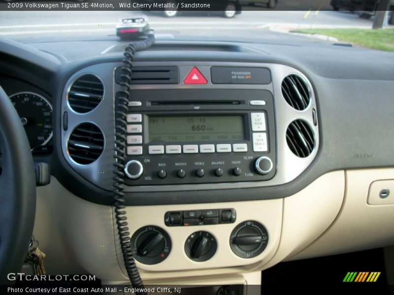 Wild Cherry Metallic / Sandstone 2009 Volkswagen Tiguan SE 4Motion