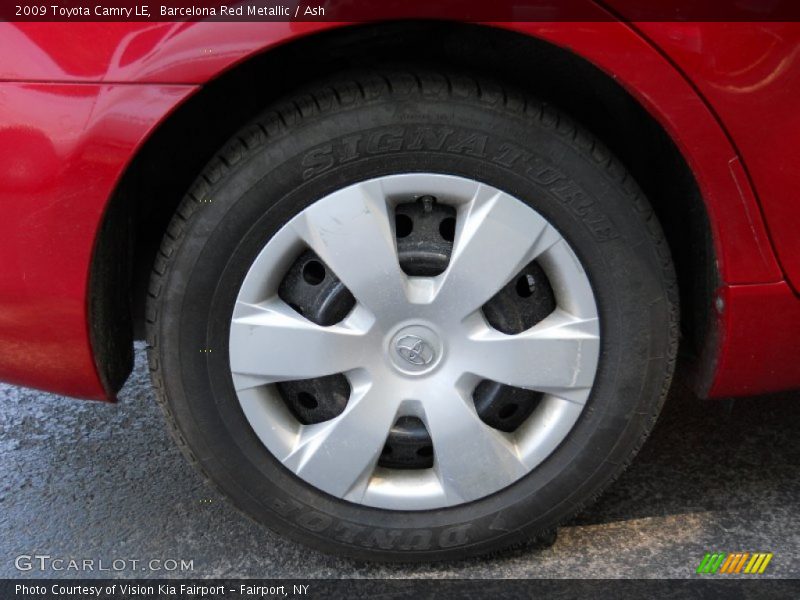 Barcelona Red Metallic / Ash 2009 Toyota Camry LE