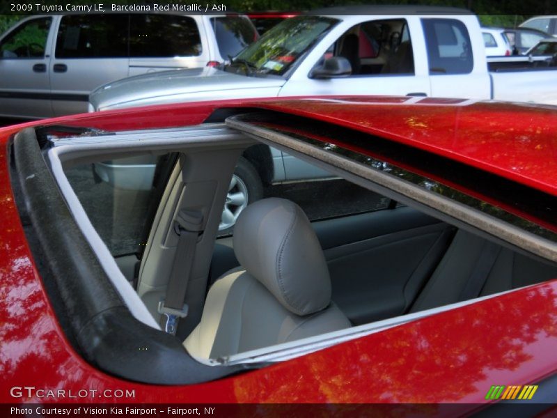 Barcelona Red Metallic / Ash 2009 Toyota Camry LE