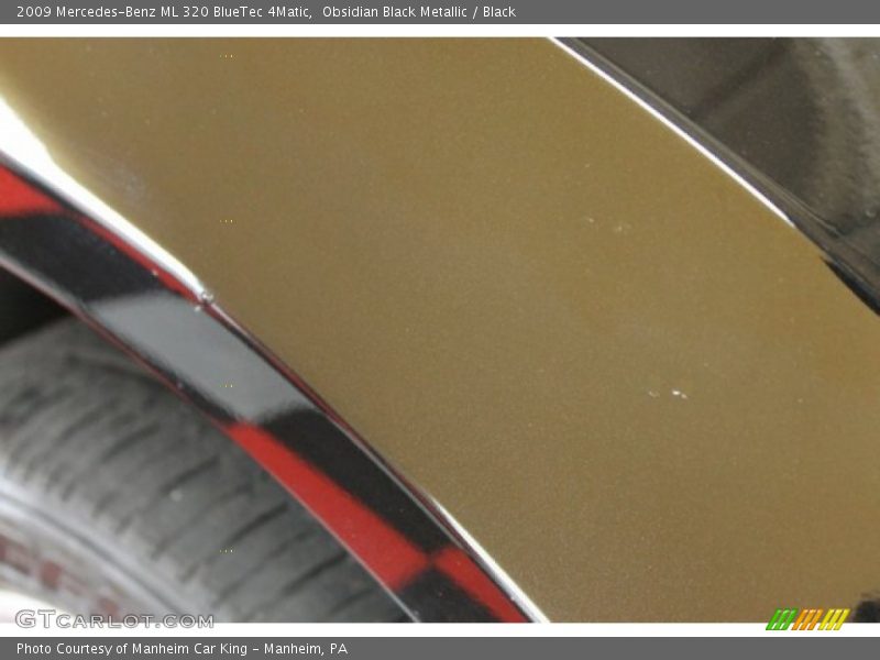 Obsidian Black Metallic / Black 2009 Mercedes-Benz ML 320 BlueTec 4Matic