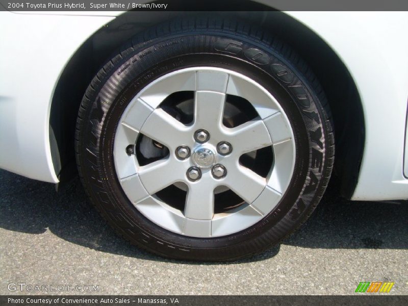 Super White / Brown/Ivory 2004 Toyota Prius Hybrid