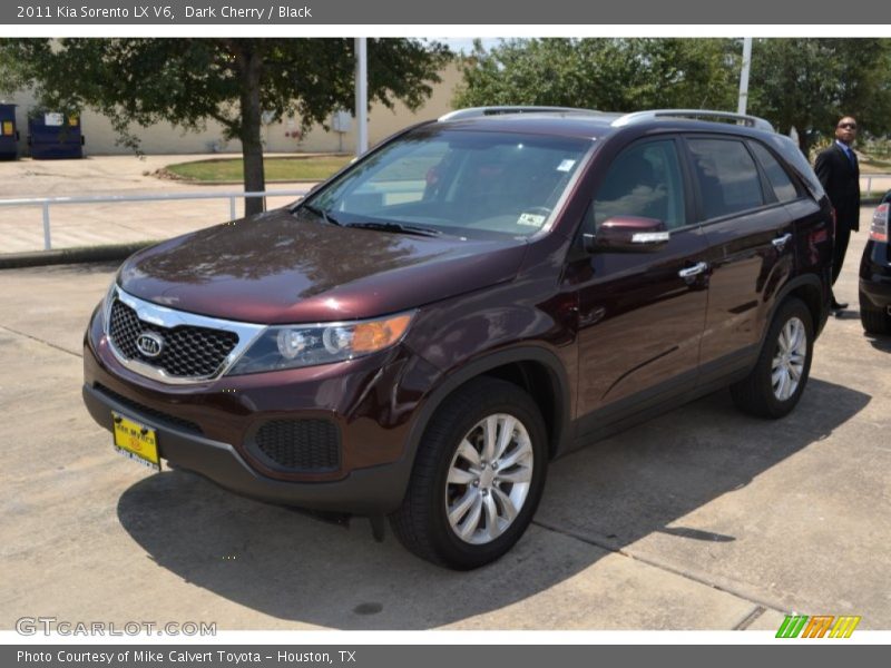 Dark Cherry / Black 2011 Kia Sorento LX V6