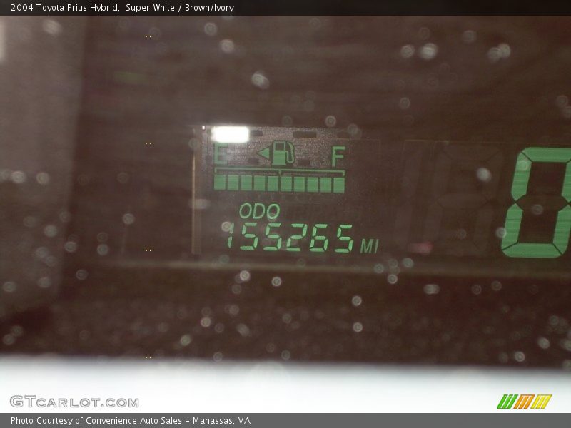 Super White / Brown/Ivory 2004 Toyota Prius Hybrid
