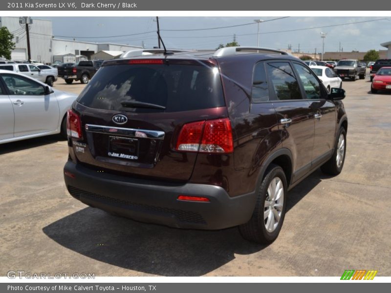 Dark Cherry / Black 2011 Kia Sorento LX V6