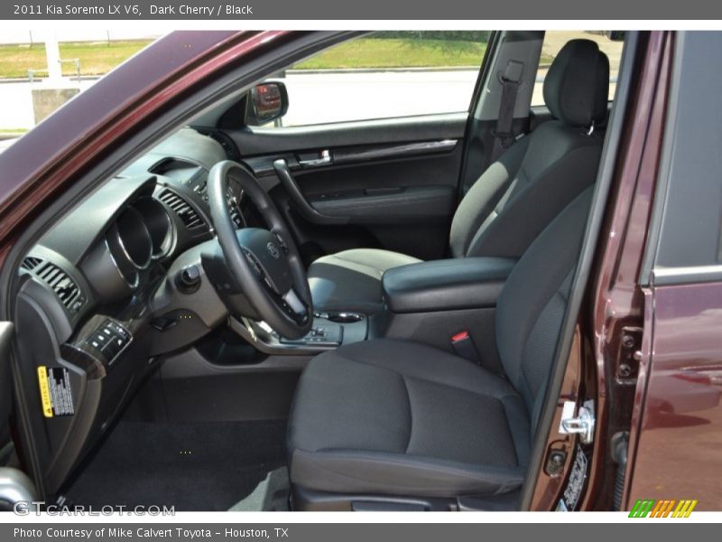 Dark Cherry / Black 2011 Kia Sorento LX V6