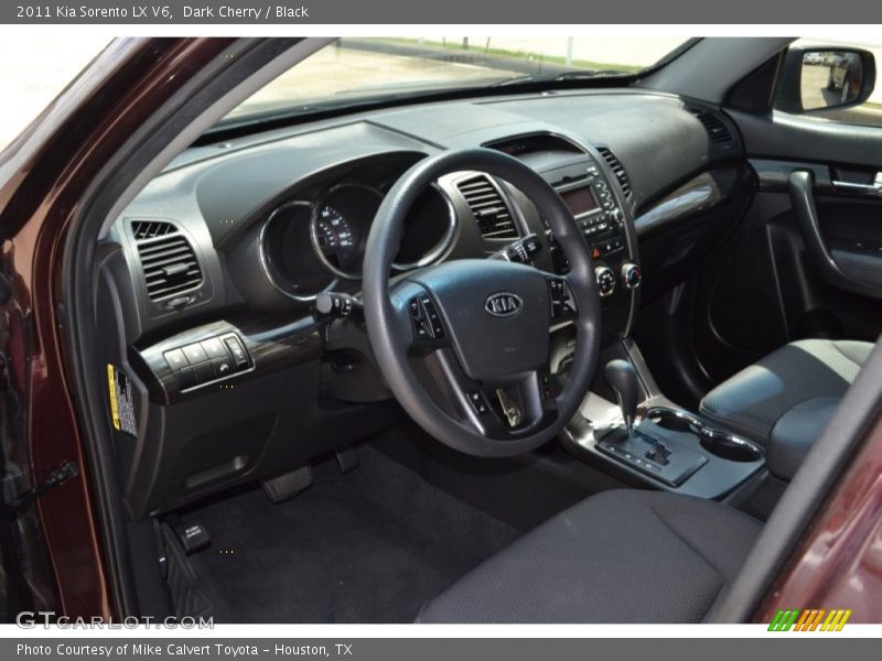 Dark Cherry / Black 2011 Kia Sorento LX V6
