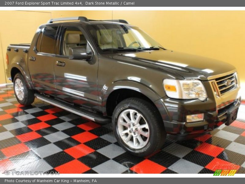 Dark Stone Metallic / Camel 2007 Ford Explorer Sport Trac Limited 4x4