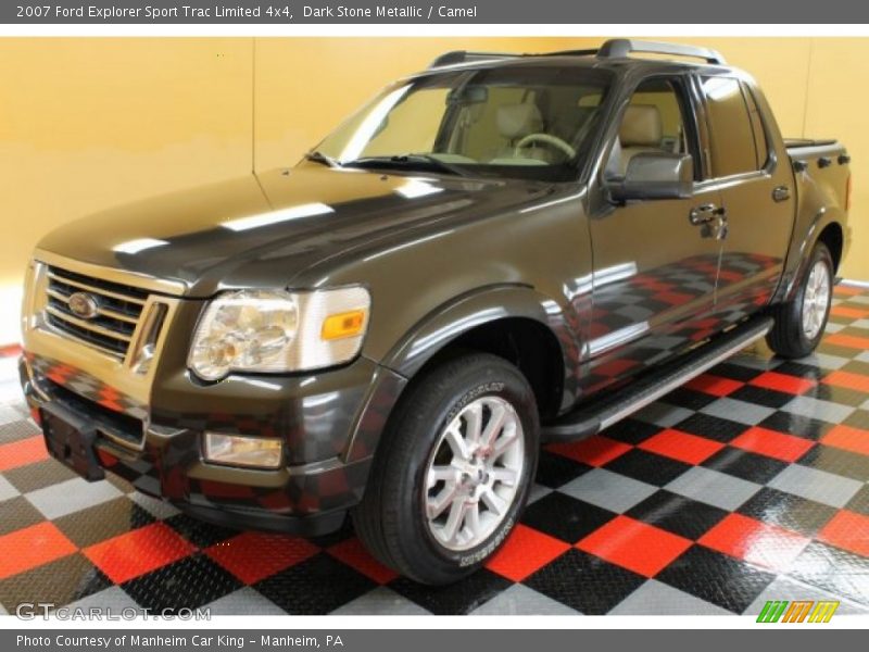 Dark Stone Metallic / Camel 2007 Ford Explorer Sport Trac Limited 4x4