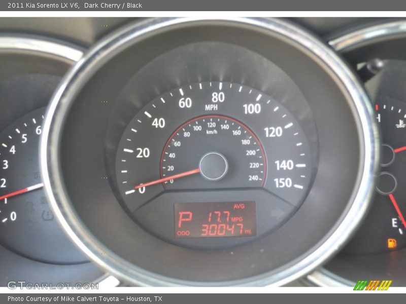 Dark Cherry / Black 2011 Kia Sorento LX V6