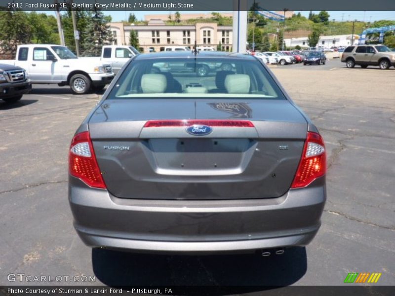 Sterling Grey Metallic / Medium Light Stone 2012 Ford Fusion SE