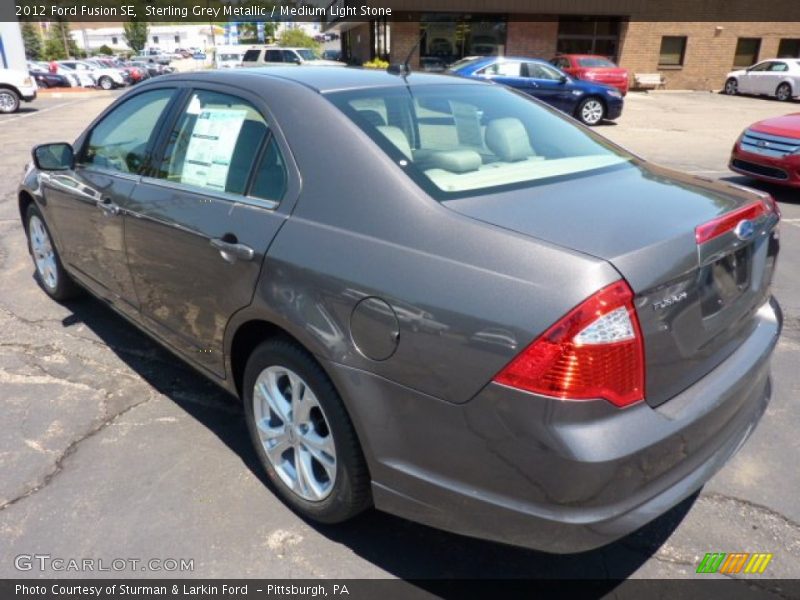 Sterling Grey Metallic / Medium Light Stone 2012 Ford Fusion SE