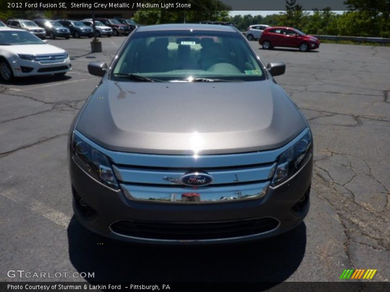 Sterling Grey Metallic / Medium Light Stone 2012 Ford Fusion SE